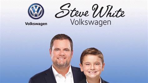 Steve white vw - 4/1/2010 I had tremendous experience with Steve White Volkswagen. Our salesman, Will Gillespie, was extremely professional and knowledgeable. The best way i could describe his style was that he was not selling me anything, he was just helping me to buy the right car for my needs and priorities. 